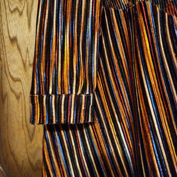 Adore Women's Multicolor Striped & Patterned Asymmetrical Dress Size M - Picture 3 of 5